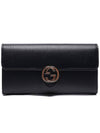 GG Interlocking Long Wallet Black - GUCCI - BALAAN 2