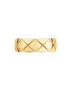 Coco Crush Quilted Motif Small Ring Gold - CHANEL - BALAAN 6