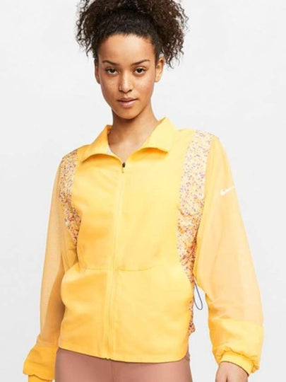 Icon Clash Running Track Jacket Yellow - NIKE - BALAAN 2