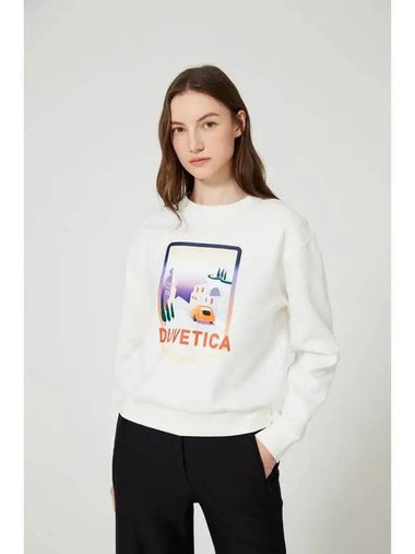 Myrtos W Light Cream Women s Sweatshirt - DUVETICA - BALAAN 1