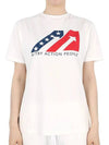 Iconic Logo Patch Short Sleeve T-Shirt White - AUTRY - BALAAN 3