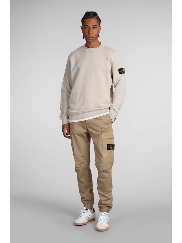 Compass Badge Sweatshirt Beige - STONE ISLAND - BALAAN 3