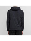 Wappen Patch Skin Touch Nylon Hooded Jacket Black - STONE ISLAND - BALAAN 5