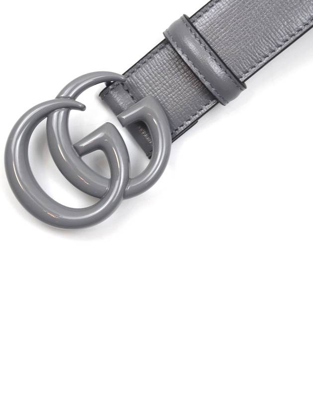 GG Marmont thin gray belt size 75 414516 - GUCCI - BALAAN 3