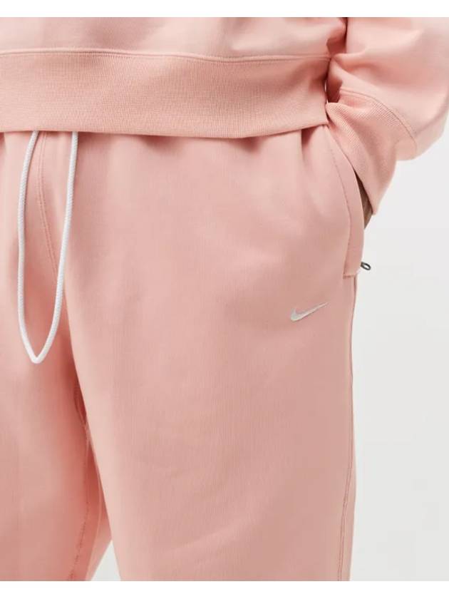 NRG Solo Swoosh Fleece Track Pants Bleached Coral - NIKE - BALAAN 3