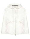 Cassiopea Zip Up Hoodie White - MONCLER - BALAAN 2