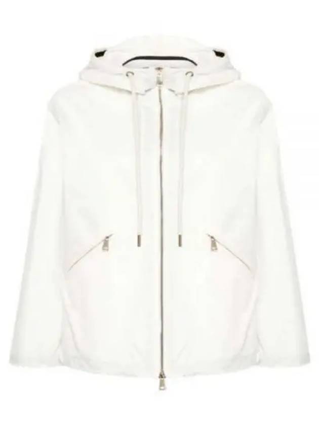 Cassiopea Zip Up Hoodie White - MONCLER - BALAAN 2