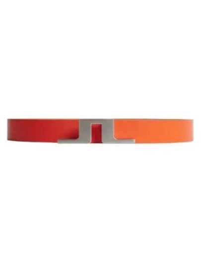 Betsy Leather Belt Tangerine Tango - J.LINDEBERG - BALAAN 2