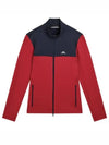 Banks Mid Layer Zip-Up Jacket Red - J.LINDEBERG - BALAAN 2