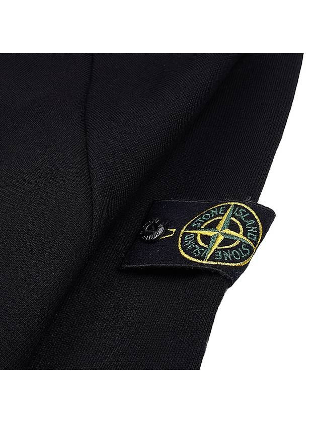 Wappen Patch Cotton Hooded Jacket Black - STONE ISLAND - BALAAN 10