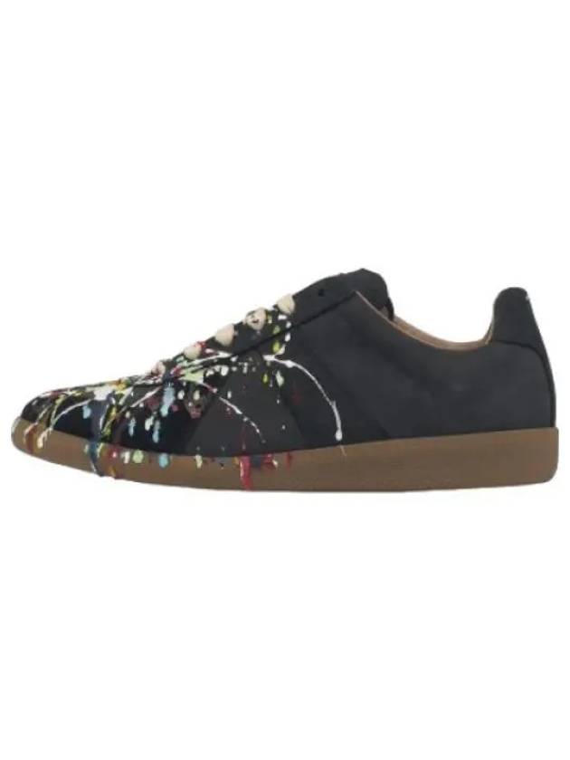 replica paint drop sneakers black - MAISON MARGIELA - BALAAN 1