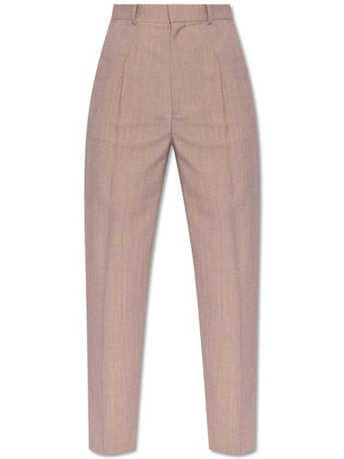 Victoria Beckham High-rise Trousers, Women's, Pink - VICTORIA BECKHAM - BALAAN 1