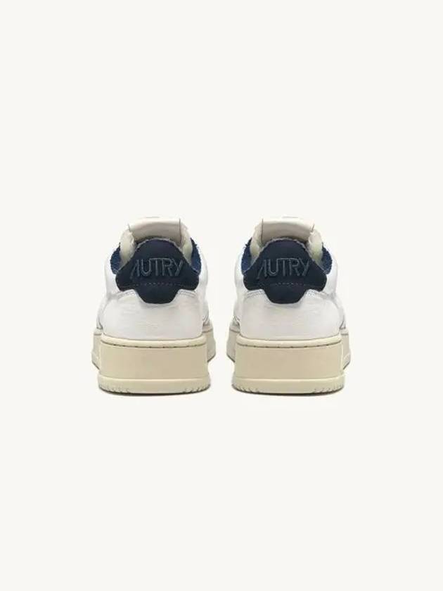 Medalist Navy Tab Low Top Sneakers White - AUTRY - BALAAN 4