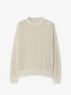 Equestrian Knight Mesh Cotton Knit Top Soap - BURBERRY - BALAAN 2