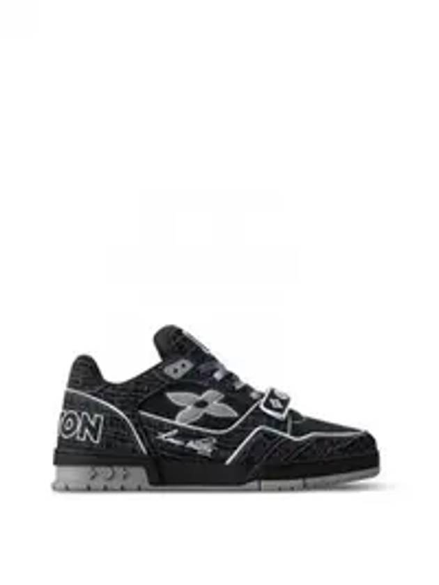 Trainer Low Top Sneakers Black - LOUIS VUITTON - BALAAN 1