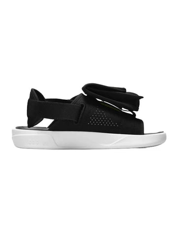 Jordan LS Slide Sandals White Black - NIKE - BALAAN 1