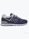 574 Classic Low Top Sneakers Navy - NEW BALANCE - BALAAN 2