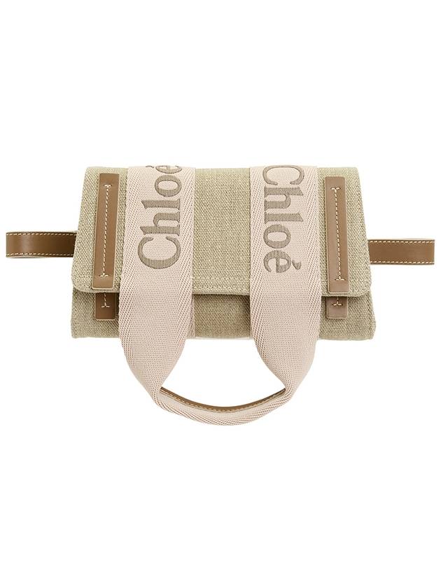 Woody Canvas Belt Bag Beige Pink - CHLOE - BALAAN 2