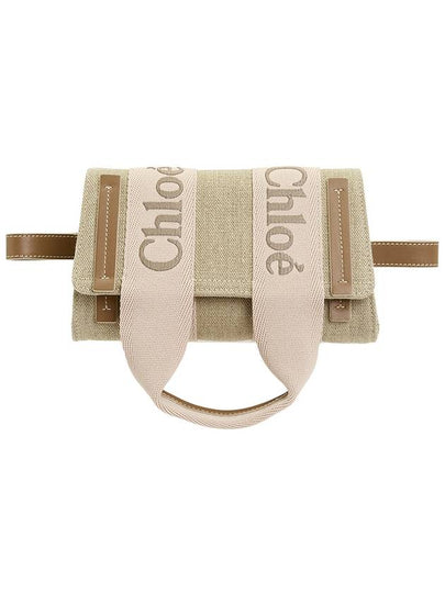 Woody Canvas Belt Bag Beige Pink - CHLOE - BALAAN 2