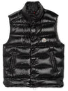 Men s Tip Black Padded Vest 1A00096 68950 999 - MONCLER - BALAAN 1