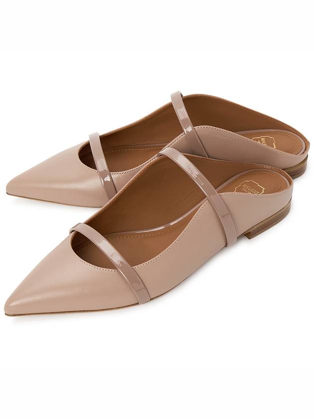 Marlon Sulzer MAUREEN FLAT 3 DOVE Women s Mule Shoes - MALONE SOULIERS - BALAAN 1