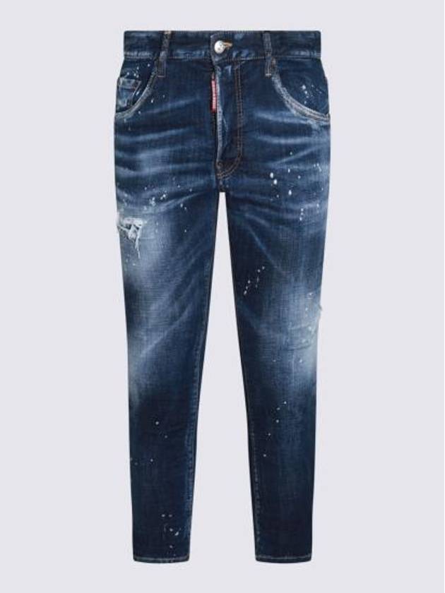 Skater Denim Jeans Dark Blue - DSQUARED2 - BALAAN 2