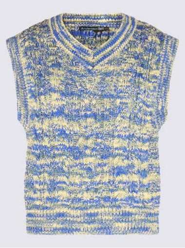 Otretto Cable Vest Blue - ANDERSSON BELL - BALAAN 1