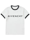 Archetype Slim Fit Cotton Short Sleeve T-Shirt White - GIVENCHY - BALAAN 6