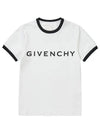 Archetype Slim Fit Cotton Short Sleeve T-Shirt White - GIVENCHY - BALAAN 2