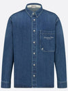 Denim Pocket Long Sleeve Shirt Blue - DIOR - BALAAN 2