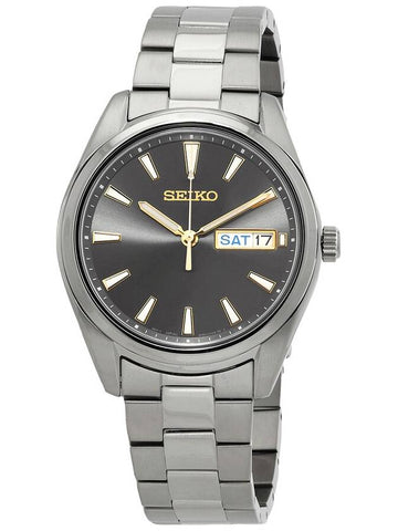 Seiko Essentials Quartz Grey Dial Men's Watch SUR343P1 - SEIKO - BALAAN 1