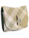 Rocking Horse Check Half Wallet Beige - BURBERRY - BALAAN 11