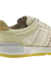 Men's 50 50 Lace-up Nylon Leather Low Top Sneakers Pastel Yellow - MAISON MARGIELA - BALAAN 11