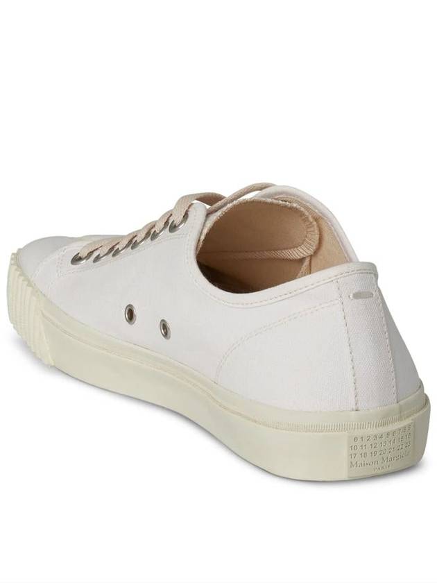 Tabi Cotton Low Top Sneakers White - MAISON MARGIELA - BALAAN 4