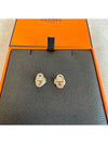 Chandal earrings rose gold - HERMES - BALAAN 3