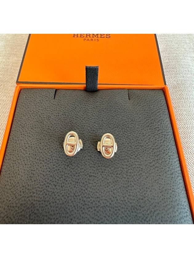 Chandal earrings rose gold - HERMES - BALAAN 3