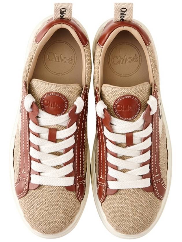 Lauren Leather Converse Low Top Sneakers Brown - CHLOE - BALAAN 8