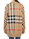 Check Technical Wool Jacquard Cardigan Archive Beige - BURBERRY - BALAAN 5