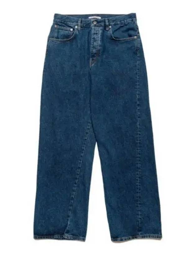 WIDE TWIST RINSE BLUE 5076 denim pants - SUNFLOWER - BALAAN 1