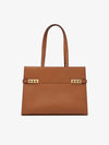 Calf Leather Tote Bag Tan - DELVAUX - BALAAN 2