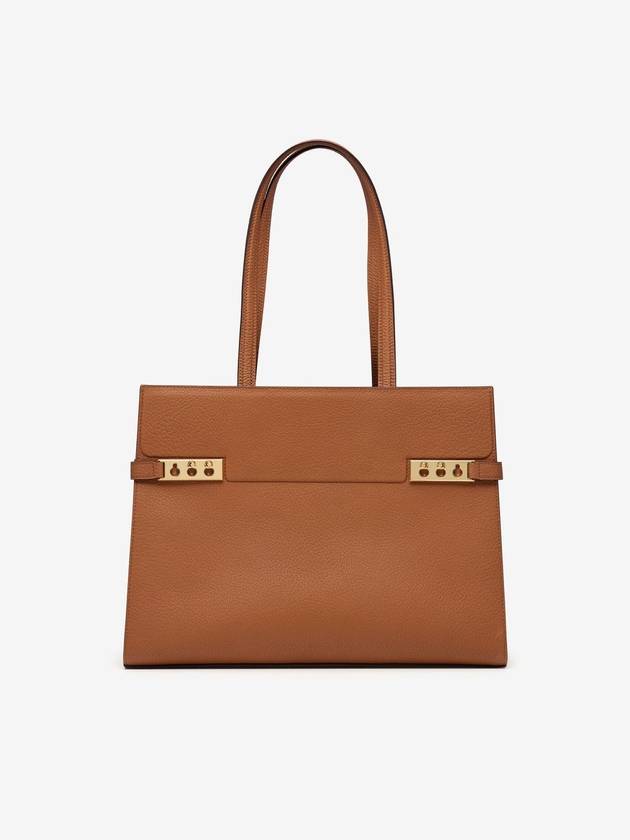 Calf Leather Tote Bag Tan - DELVAUX - BALAAN 2