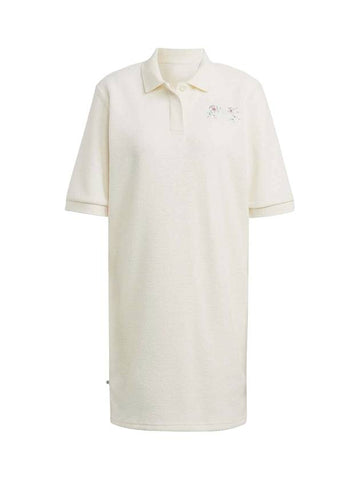 short sleeve polo short dress beige - ADIDAS - BALAAN 1