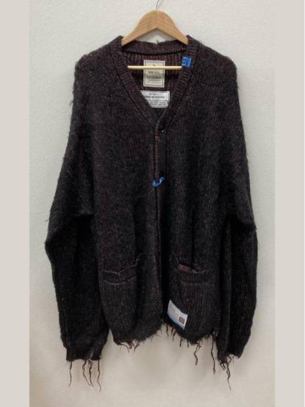 Logo Patch Knit Cardigan Black - MAISON MIHARA YASUHIRO - BALAAN 2