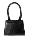 Le Chiquito Moyen Boucle Calfskin Leather Tote Bag Black - JACQUEMUS - BALAAN 4