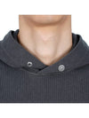 Compass Badge Cotton Hoodie Dark Grey - STONE ISLAND - BALAAN 7