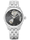 Jazzmaster Open Heart Auto Metal Watch Silver - HAMILTON - BALAAN 5