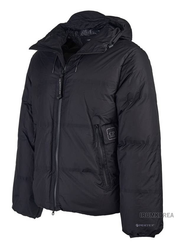 The Metropolis Series Pertex Hooded Down Padding Black - CP COMPANY - BALAAN 3