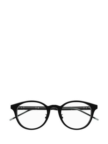 Eyewear Round Acetate Eyeglasses Black - GUCCI - BALAAN 1