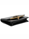 Gancini Calfskin Card Wallet Black - SALVATORE FERRAGAMO - BALAAN 4