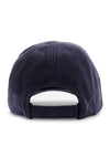 Logo Detail Denim Base Cotton Ball Cap Navy - MIU MIU - BALAAN 4